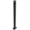 Ornamental bollard | Series 475B | � 76 mm | stationary, to be fixed by plugswith base plate 100 x 150 mm | without lock | without eyelet